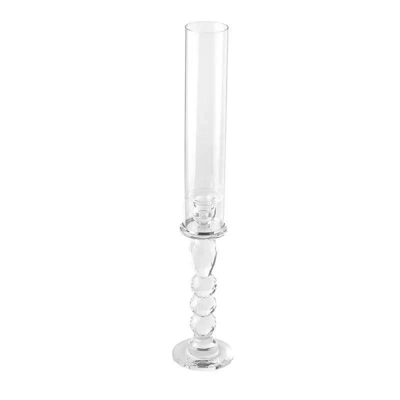 Offerta PORTACANDELA CRISTALLO TRASP. 52CM
