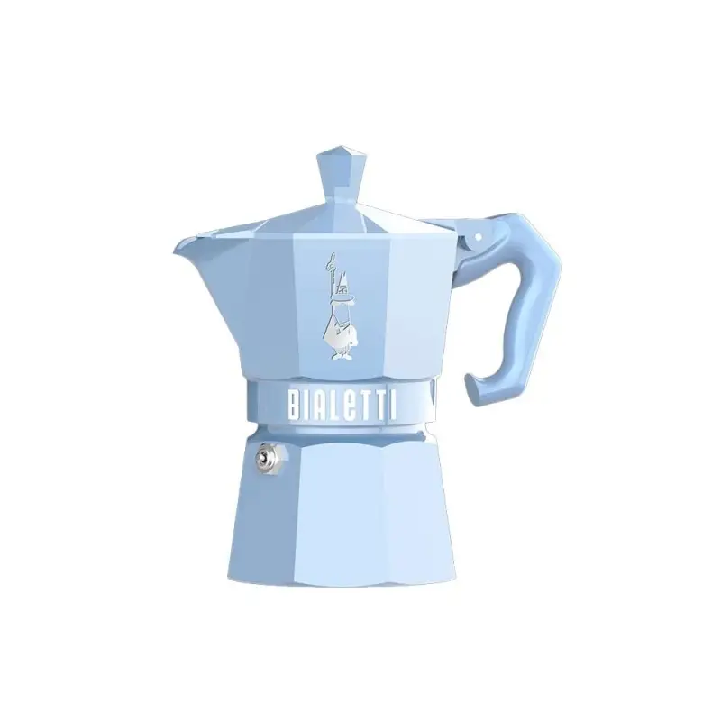 Pagamento Sicuro Moka Exclusive Light Blue 3 Tazze – Bialetti