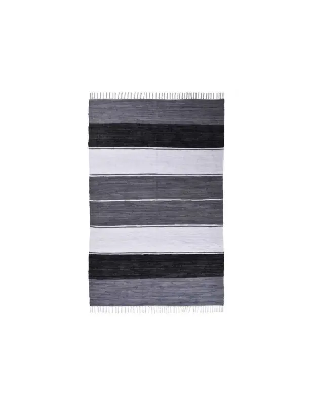 Reso Gratuito Tappeto Happy Design Stripes 610 Nero Multi