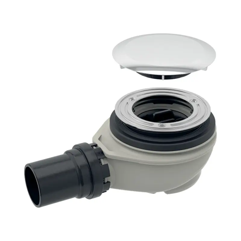 Geberit piletta di scarico per piatto doccia Ø 90 mm con tappo cromato chiusura idraulica 50 mm Prezzo Di Fabbrica
