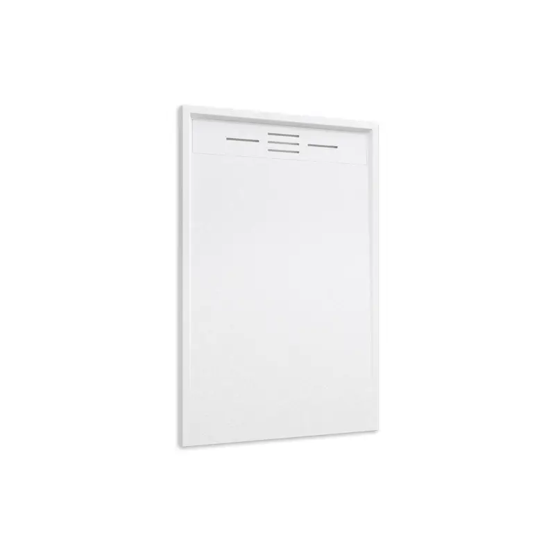 Piatto doccia 80x100 effetto pietra colore bianco | Spanios Bestseller
