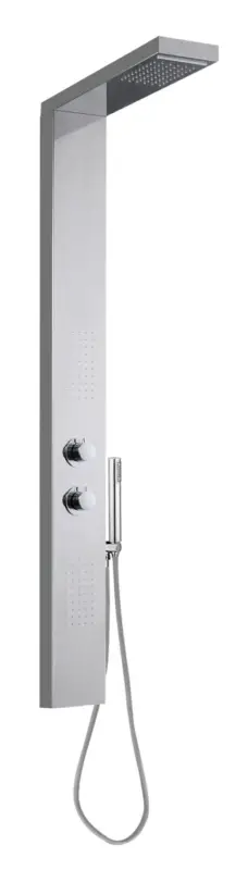 Consegna Rapida ERMES Set colonna mezzo totem 1500x150x75 mm in acciaio Aisi 304