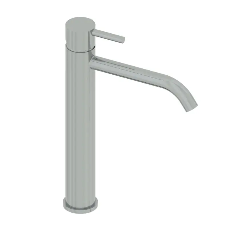 ESSENTIALmiscelatore lavabo alto in acciaio inox finitura satinato Nuova Collezione