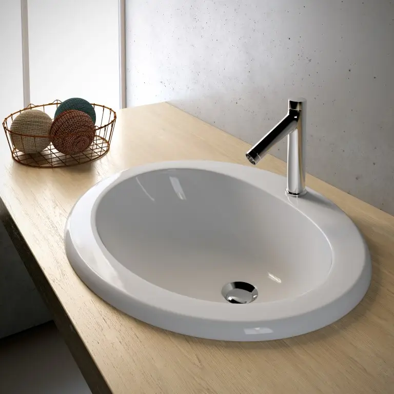 Prezzo Conveniente EXPORT Lavabo incasso soprapiano monoforo