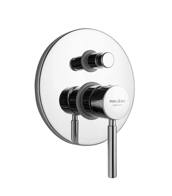FORMA Monocomando doccia incasso con deviatore piastra slim finitura nichel satinato Subito Disponibile