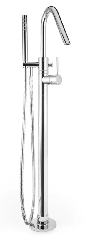 FORMA Monocomando vasca a pavimento con kit doccia finitura ottone lucido Ordina Subito