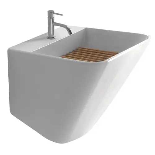 MEG11 lavabo-lavatoio finitura bianco Compra Oggi Stesso
