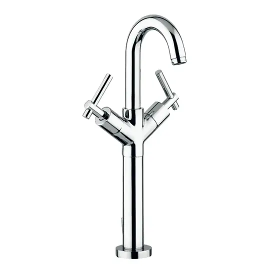 ROAMING MONOLEVA rubinetto monoforo lavabo prolungato con scarico 1" 1/4 finitura cromo Offerta Limitata