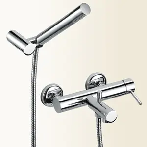 SIMPLY Miscelatore monocomando per vasca finitura nickel spazzolato Di Tendenza