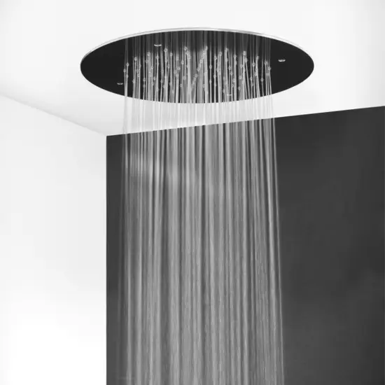 Ultimissimo Modello Soffione doccia adincasso tondo diam.300 in acciaio inox finitura lucido - circle 1600