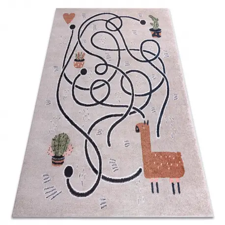 Tappeto FUN Game per bambini, gioco, lama beige Pagamento Sicuro