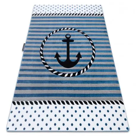 Prezzo Scontato Tappeto PETIT MARINE ANCORA MARE blu