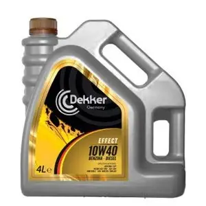 OLIO DEKKER 5W40 4 LT Di Tendenza