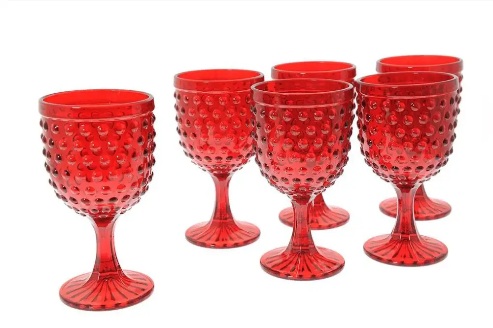 Compra Adesso Calice rosso jewel in vetro