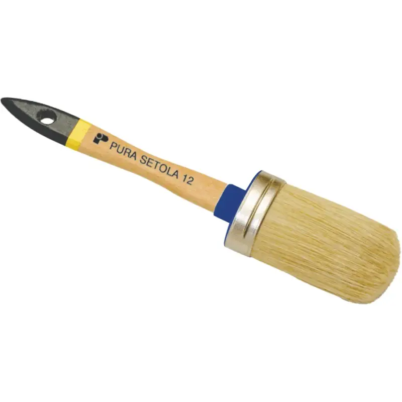 Promozione Esclusiva Pennelli ovalini manico in legno Pennellificio Partenopeo
