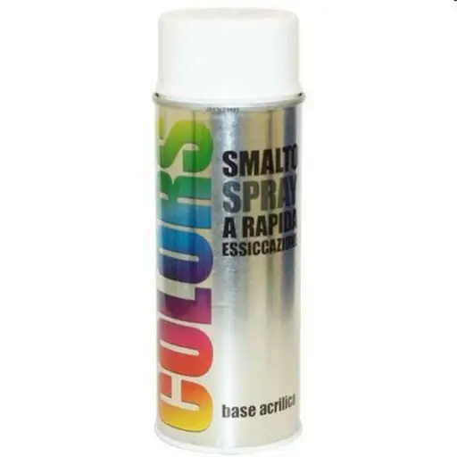 Vernice acrilica decorativa bianco perla 400 ml RAL1013 Spedizione Espresso
