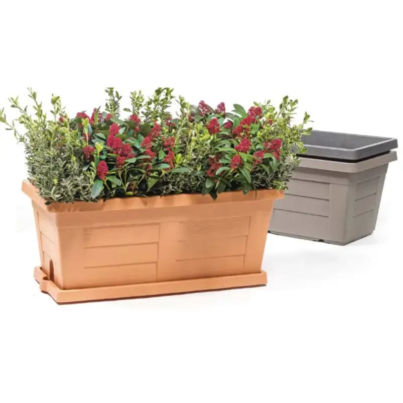 Fioriera effetto legno 60 cm Saldi