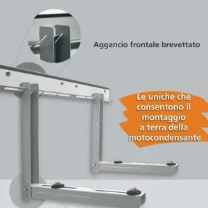Reso Gratuito STAFFA PER CONDIZIONATORI 350x480x800 MM