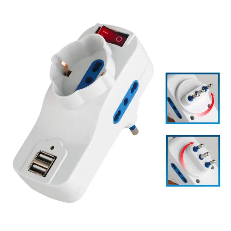 Promo Stagionale Adattatore spina Schuko/USB luminoso