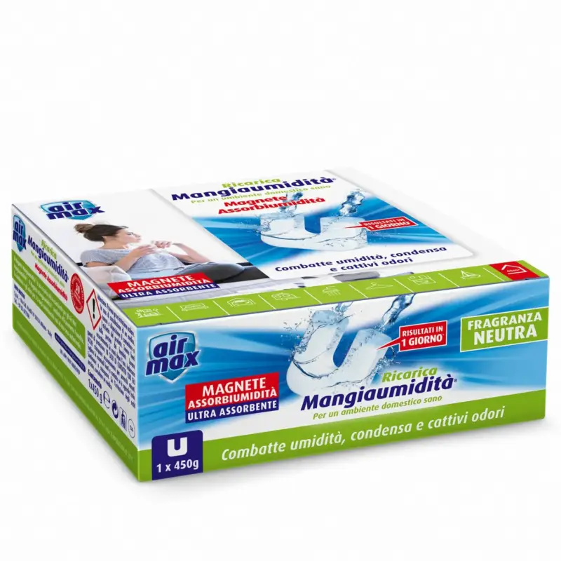 Subito Disponibile Ricarica magnete Mangiaumidità Neutra 450g