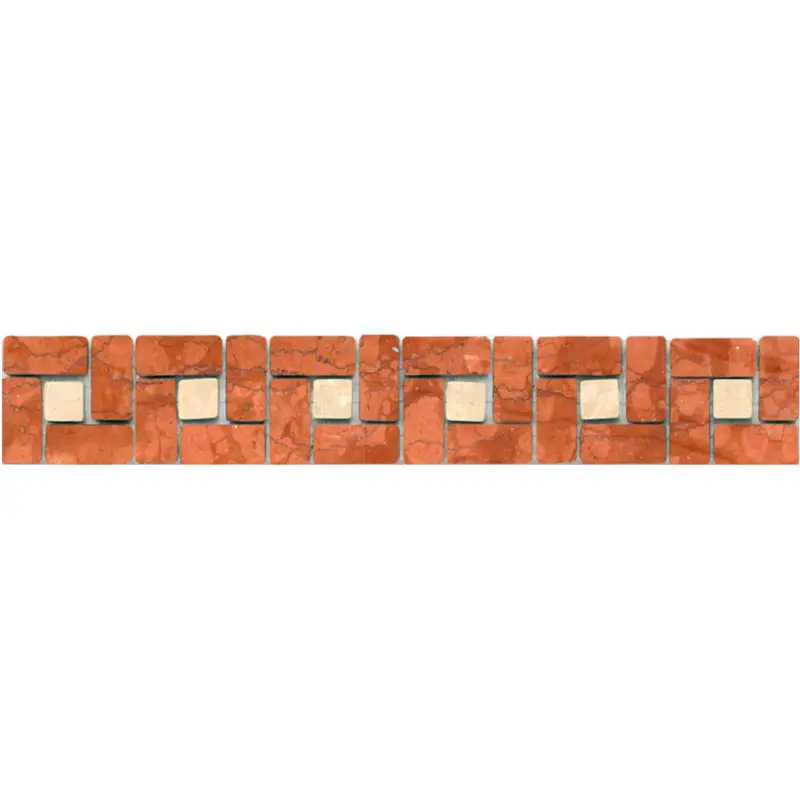 Decorazione Greca Botticino-Rosso Verona Più Venduto