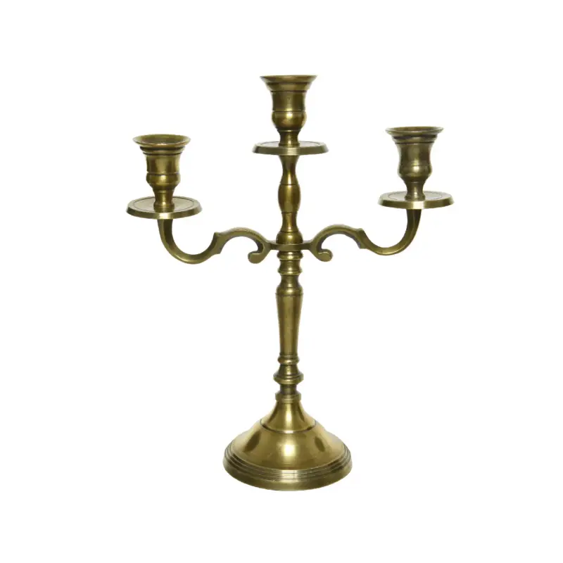 Novità Candelabro oro 3 bracci 23 x 30