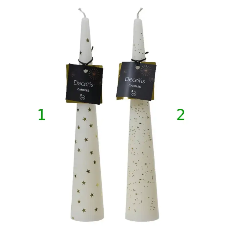 Candela cono natalizia 25 cm Quantità Limitata