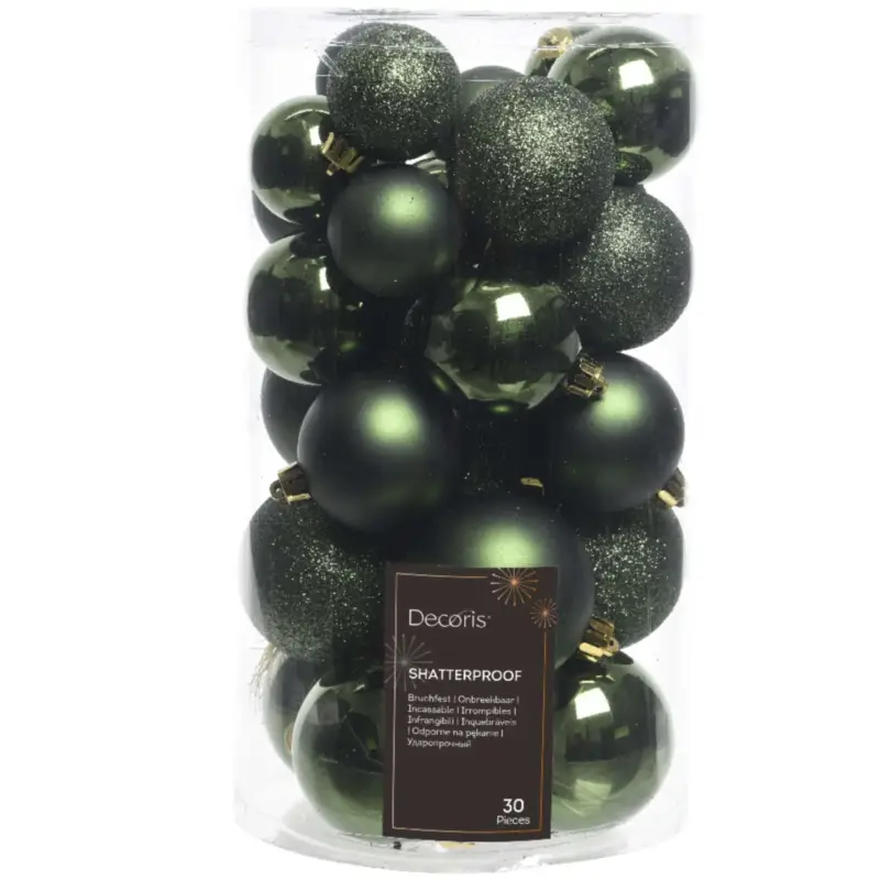 Acquista Ora Confezioni 30 palline verdi 6cm