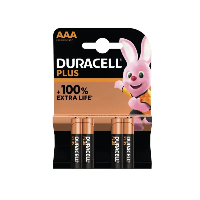 Duracell Pila Batteria PlusPower ministilo AAA 4Pz Affare