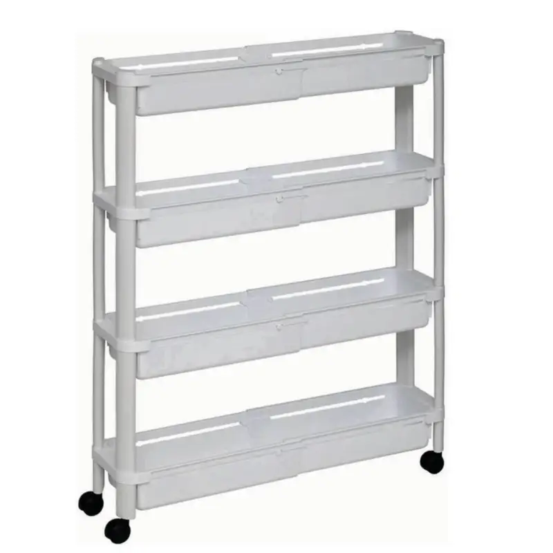 Prezzo Conveniente Carrello Bianco con 4 Ripiani