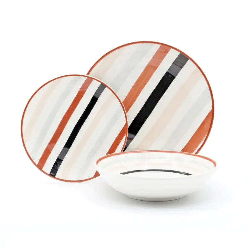 Servizio 18 Piatti Ceramica Easy Life Non Perdere