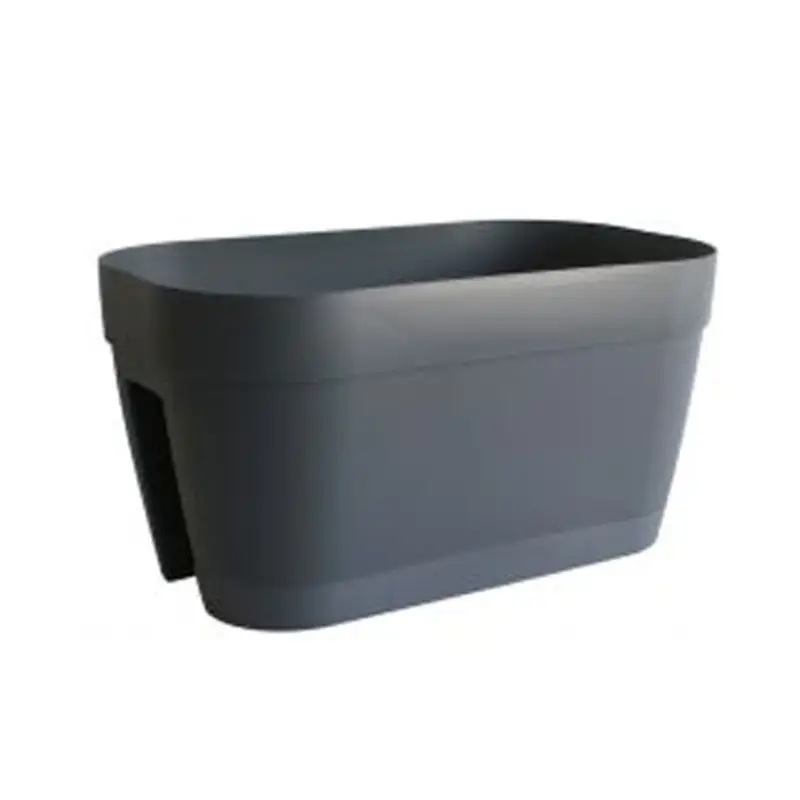 Ordina Subito VASO ORLANDO OVALE PER RINGHIERA COLORE ANTRACITE 45X27X24