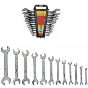 SERIE CHIAVI FISSE CON CLIP CROMO/VANADIUM 12 PEZZI MM 6 Offerta