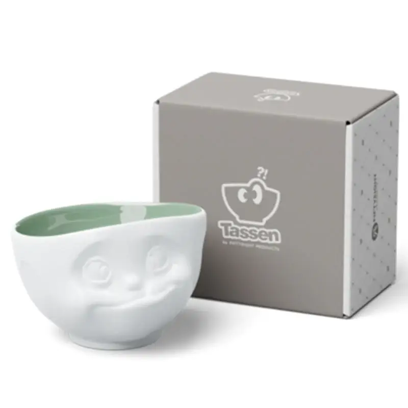 Tazza Latte Bolo 500 ml in Porcellana Bianca e Verde Salvia – Tasty Nuova Collezione