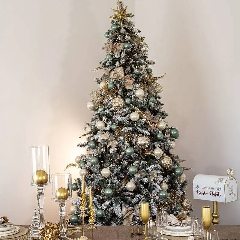 Albero di Natale Innevato h 210 cm - Courmayeur Esclusivo