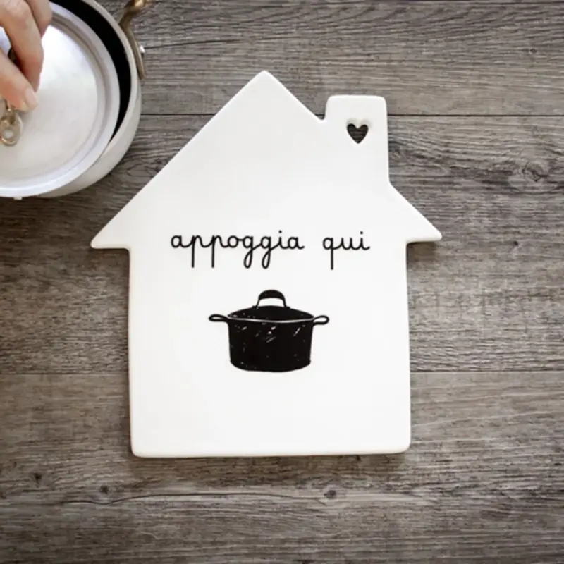 Sottopentola da Cucina in Gres Appoggia Qui – Simple Day Promozione
