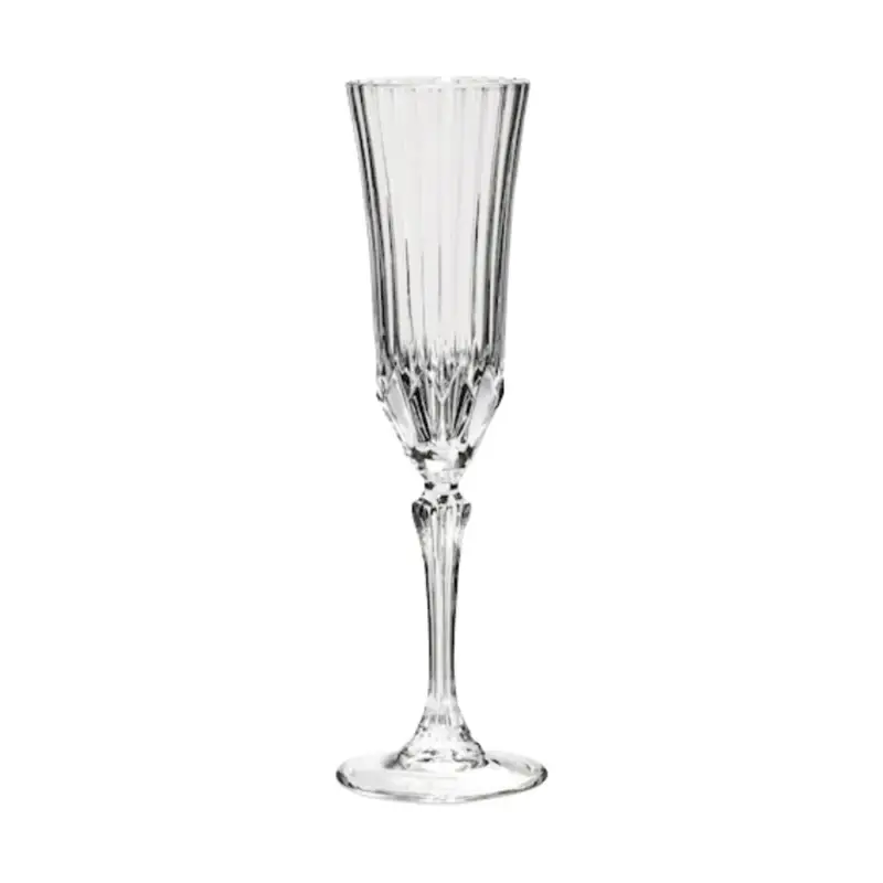 Promozione Set 6 Flute per Champagne in Vetro Cristallino 18 cl Adagio - RCR