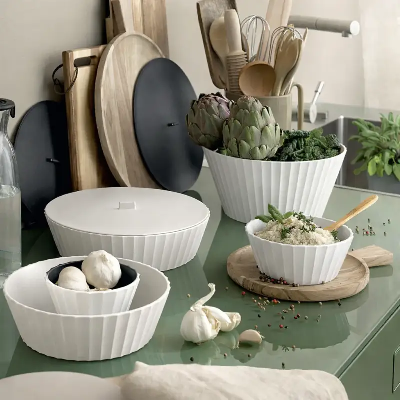 Coperchio Salvafreschezza Ø 15 cm Colore Bianco - Paestum Small Blim Solo Oggi