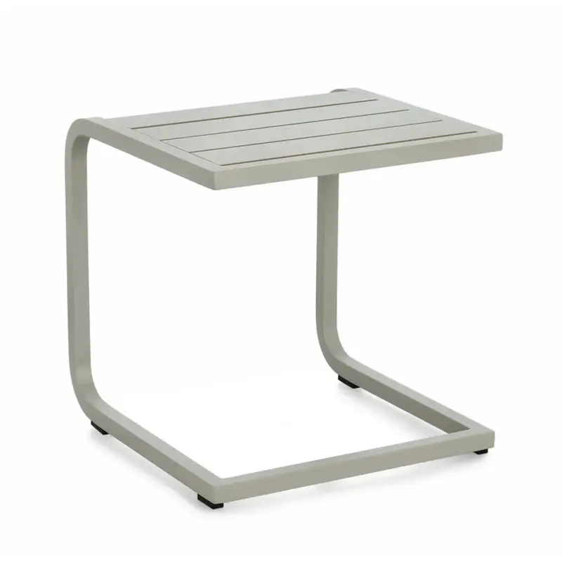 Tavolino "Taylor" struttura in alluminio per arredo casa da 40 x 40 cm Consegna Rapida