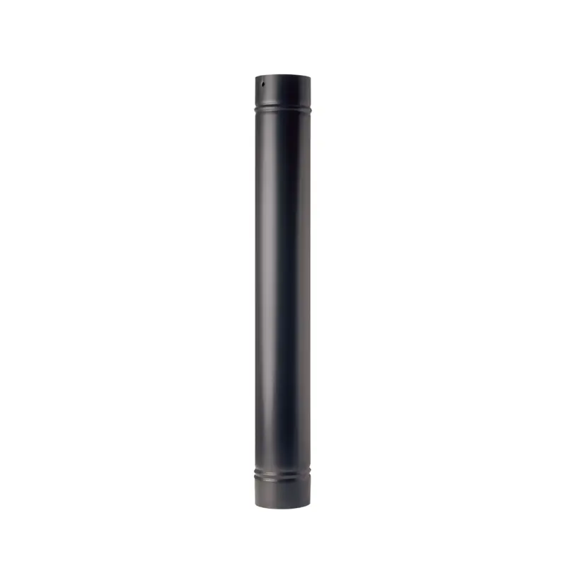 Prezzo Ridotto Tubo resistente nero opaco accessorio di ricambio per stufa Ø 14 x 100 cm