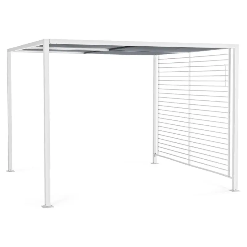 Spedizione Espresso Gazebo moderno "Noah" per giardino e veranda, pergolato scorrevole di design