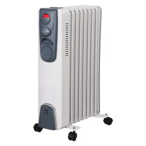 Radiatore ad olio con 9 elementi elettrico per ambienti scaldabagno da pavimento 2000 W Bestseller