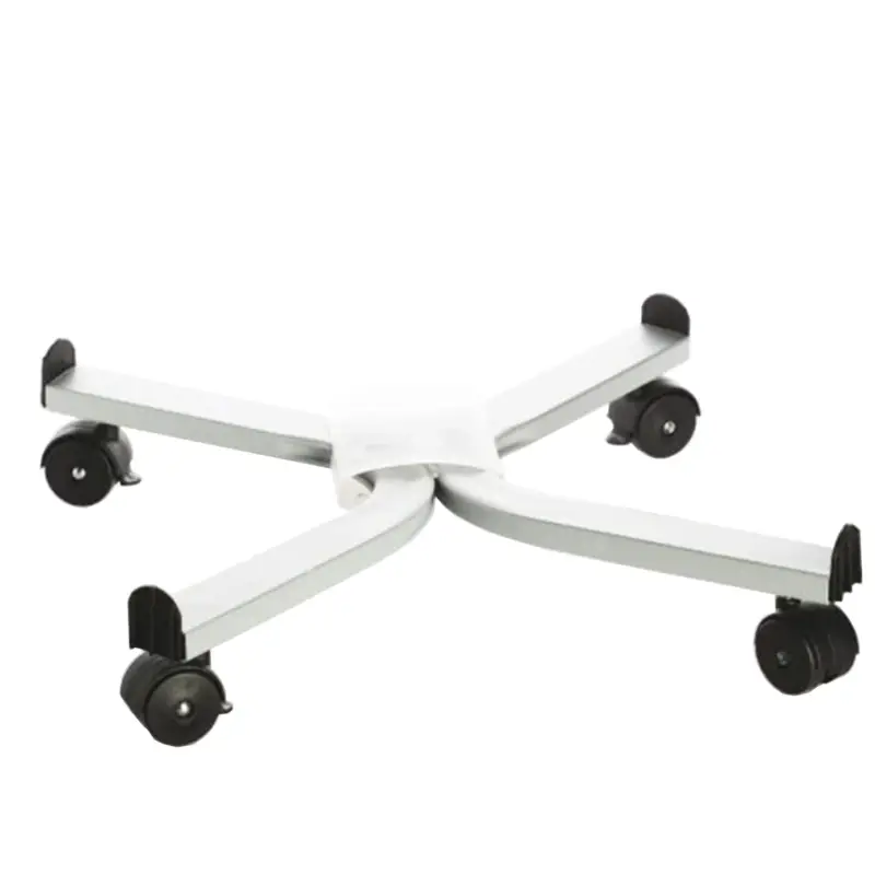 Offerta Lampo Sottovaso a carrello quadrato con ruote bidirezionali e freni in acciaio