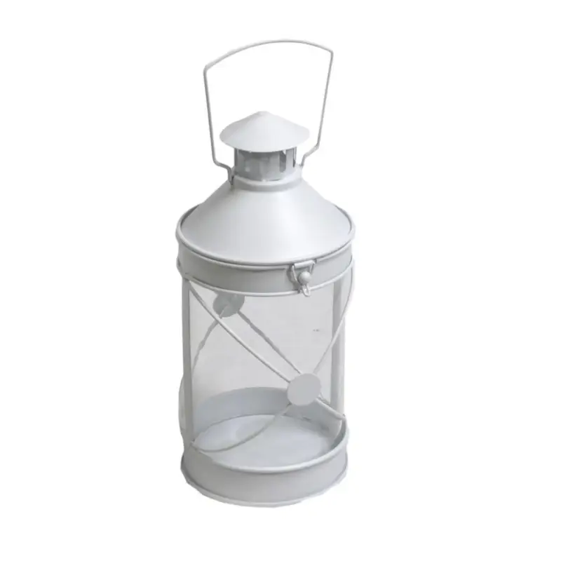 Lanterna in metallo ad incrocio appendibile da esterno e giardino h 27 cm Nuovo Arrivo