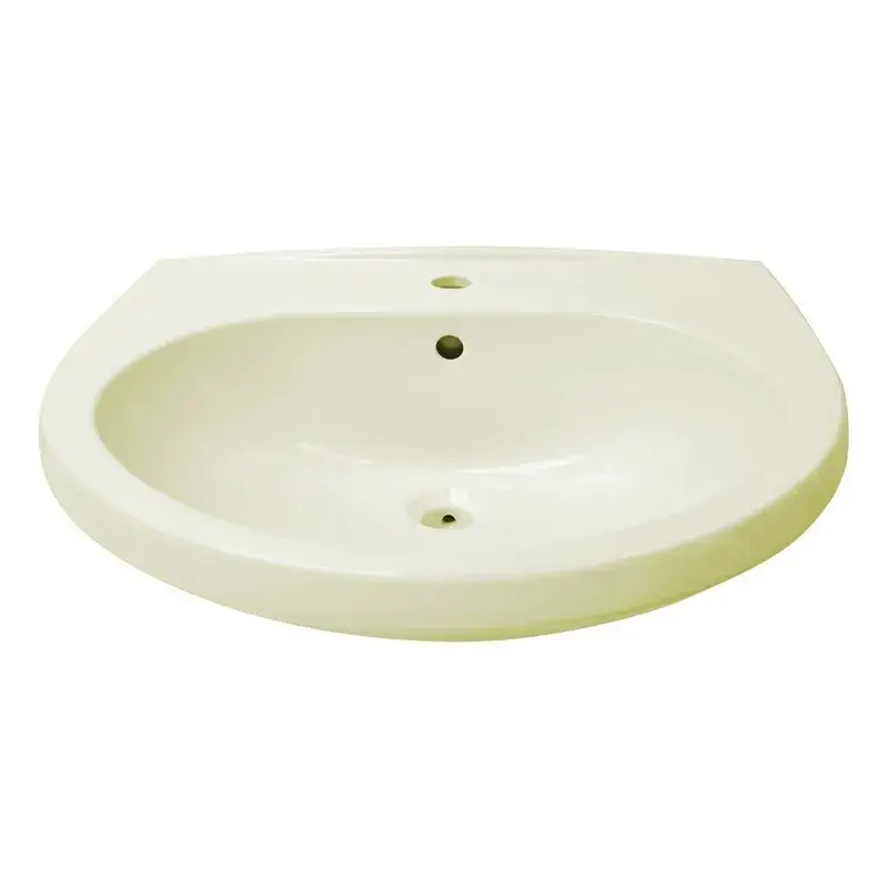 Lavabo eco in ceramica champagne monoforo sospeso 58 cm Super Prezzo
