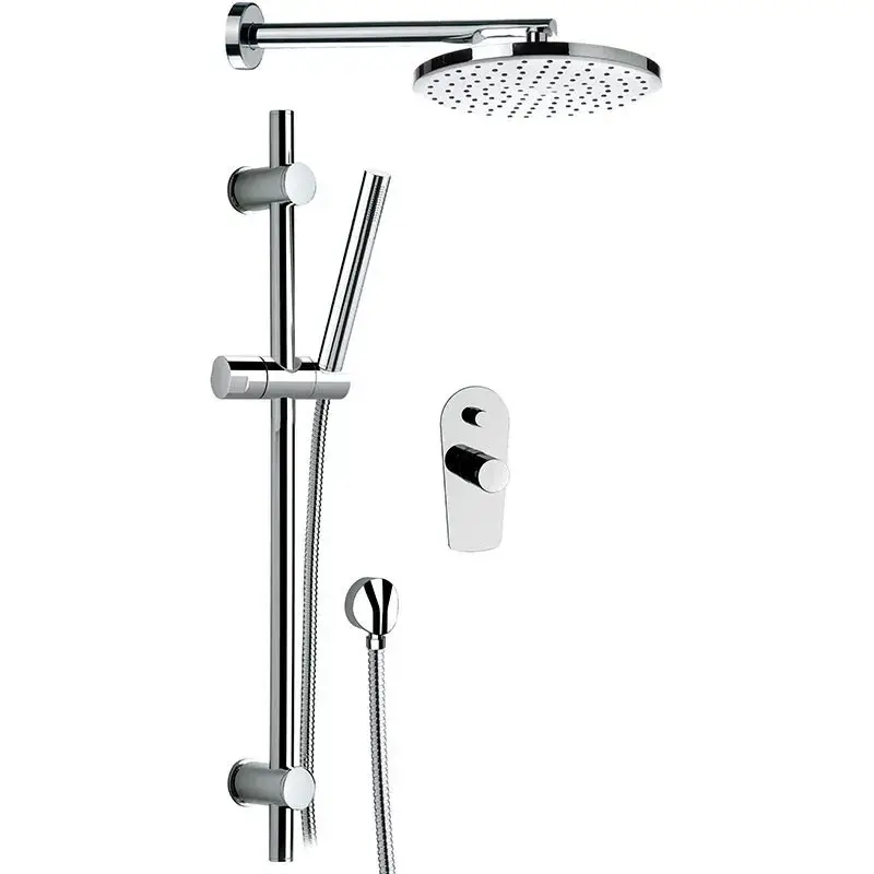 Set doccia cromato con kit e deviatore - serie fusion Ultima Occasione