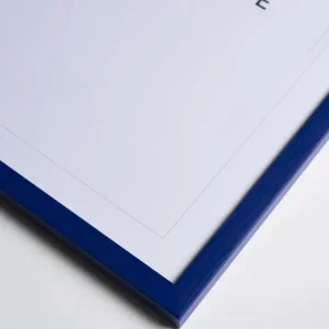Must-Have Cornice fatta a mano in legno blu