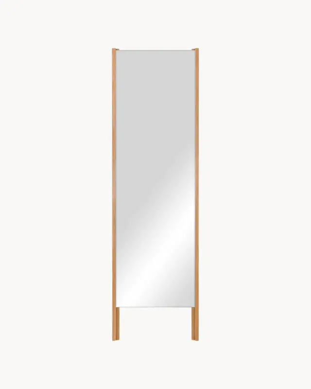 Specchio in legno Lun Leaning Professionale