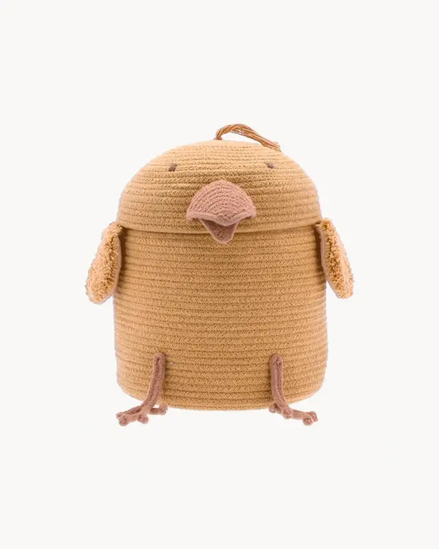 Prezzo Scontato Cesto con coperchio realizzato a mano Charlie the Chicken