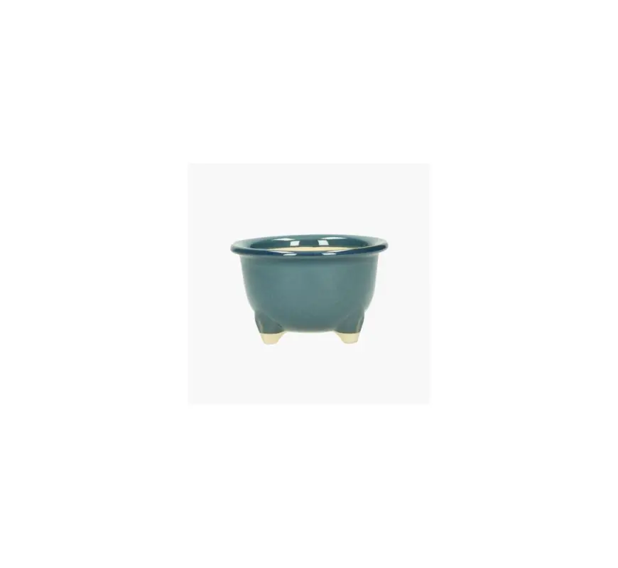 Vaso 10,5 cm tondo blu Subito Disponibile